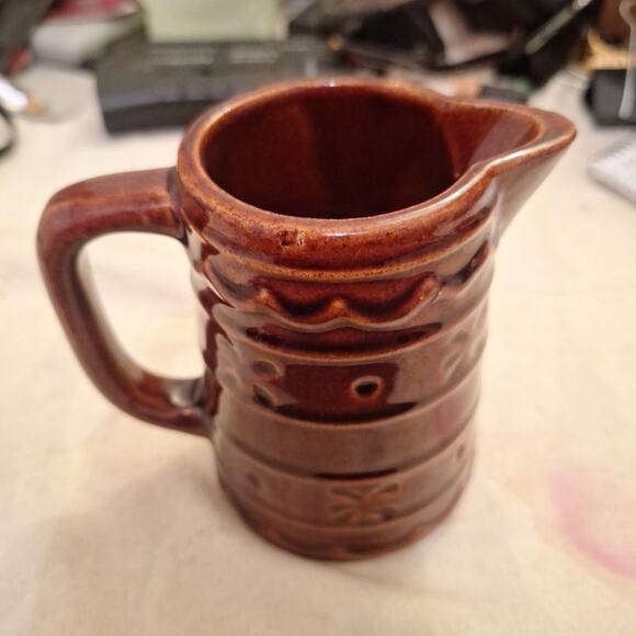 Vintage Marcrest USA Stoneware Daisy and Dot 4" Creamer Pitcher- Check It Out! - Picture 3 of 6